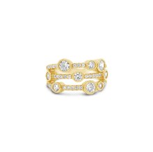 Absolute Jewellery RING GOLD MED RG170GL-M