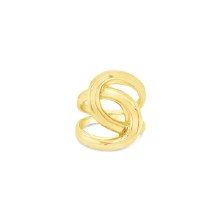 Absolute Jewellery Ring Medium Gold RG164GLM