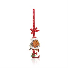 Tipperary Crystal Robin Initial Decoration E