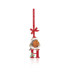 Tipperary Crystal Robin Initial Decoration H