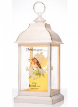 Grange Living Robin Lantern with LED Candle