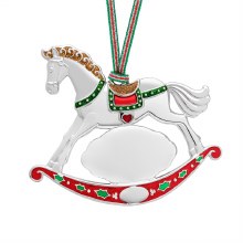 Newbridge Silverware Rocking Horse Christmas Tree Decoration