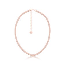 Tipperary Crystal ROMI Herringbone Chain Rose Gold