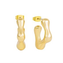 Tipperary Crystal Tipperary Crystal Romi Hoop Earring Melted Gold
