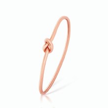 Tipperary Crystal Romi Rose Gold Knot Bangle