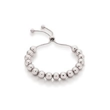 Tipperary Crystal ROMI SIL BALL BOLO BRACELET