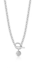 Tipperary Crystal ROMI SILVER CHAIN BAR NECKLACE