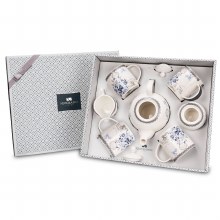 Newgrange Living Rose Blue China 7 Piece Set