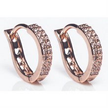 Newgrange Living Rose Gold Hoop Earring