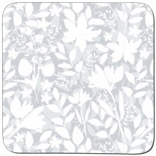 Denby S/6 Grey Floral Coasters