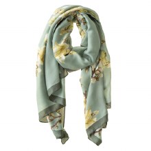 Galway Crystal Scarf Sage & Apple GTX151