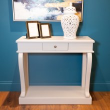 Tara Lane Scroll Console Table Grey