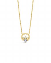 Seala Claddagh Pendant/Chain Gold 13mm