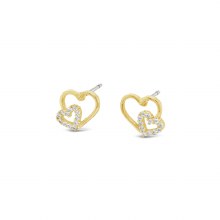 Seala Earring Double Heart Stud Earring