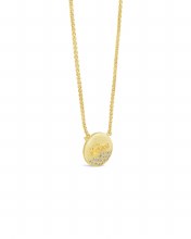 Seala 'Gra' Disc Pendant/Chain Gold