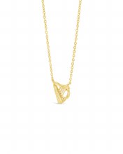 Seala Harp Pendant/Chain Gold