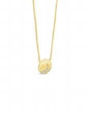 Seala 'Mo chroi' Disc Pendant/Chain Gold