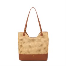 Gionni Handbags SERPENTINE TOTE BAG BROWN