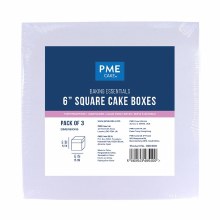 Cake Box Set of 3 - 6 "