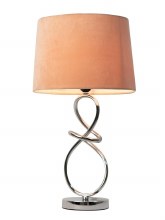 Tara Lane Sienna Table Lamp Chrome 56cm