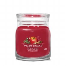 Signature Medium Jar Red Apple Wreath
