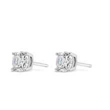 Absolute Jewellery Silver Diamond Earrings HCE427