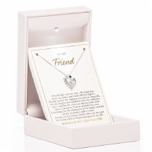 Newgrange Living Silver Heart Friend Pendant