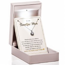 Newgrange Living Silver Heart Mum Pendant