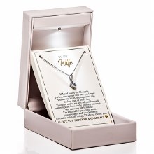 Newgrange Living Silver Heart Wife Pendant