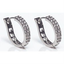 Newgrange Living Silver Large Hoop Earring