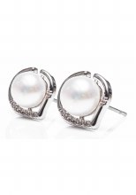 Newgrange Living Silver Mother Of Pearl Earring