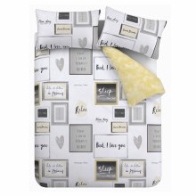 Sleep Dreams Ochre Double Duvet Set