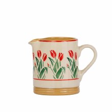 Nicholas Mosse Small Cylinder Jug Red Blooms