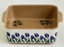 Nicholas Mosse Small Oven Square Dish Blue Blooms