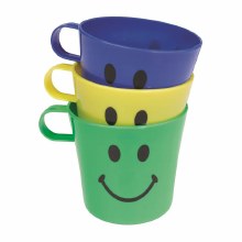 Smiley Face Cups S/3