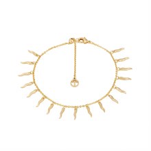 Tipperary Crystal Soleil Charm Sun Bracelet Gold