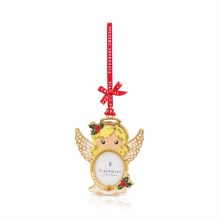 Tipperary Crystal Sparkle Pearl Angel Frame Decoration