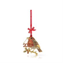 Tipperary Crystal Sparkle Robin 2026 Decoration