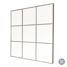 Tara Lane Square Window Mirror Champagne