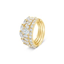 Absolute Jewellery Stack Ring Gold Large RG169GL-L