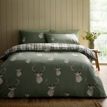 Stag Green Single Duvet