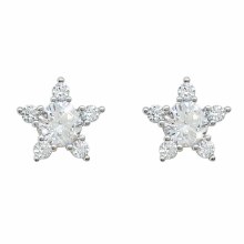 Tipperary Crystal Star Silver Earrings