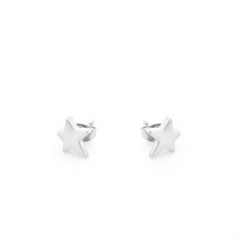 Tipperary Crystal Star Stud Earrings Silver