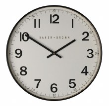 Tara Lane Station Clock White Face 50cm