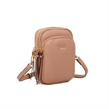 Gionni Handbags Sumba Double Zip Crossbody Bag Light Pink