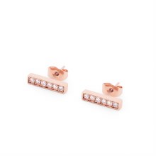 Tipperary Crystal T-Bar Earring CZ Stud