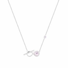 Tipperary Crystal  T-Bar Pendant Silver Infinity