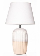 Grange Living Table Lamp White & Cream 51cm