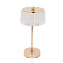 Table Lamp Touch LED & USB Gold