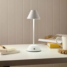 Table Lamp Touch LED & USB Whtite